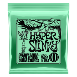 Acquista ERNIE BALL 2229 NICKEL WOUND HYPER SLINKY 8-42 online | Merula Strumenti Musicali