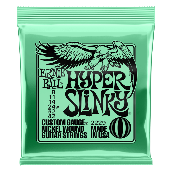 Acquista ERNIE BALL 2229 NICKEL WOUND HYPER SLINKY 8-42 online | Merula Strumenti Musicali