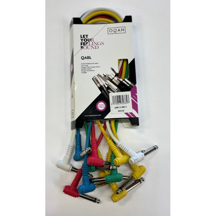 Acquista OQAN CABLE PATCH ""L"" QABL JL-006-JL online | Merula Strumenti Musicali