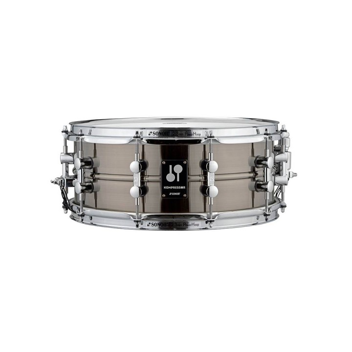 Acquista SONOR Kompressor Snare Brass Black Nickel Plated - Ks14x5.75sdb online | Merula Strumenti Musicali