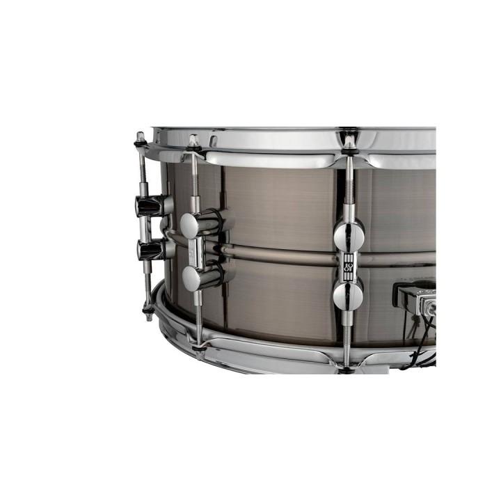 Acquista SONOR Kompressor Snare Brass Black Nickel Plated - Ks14x5.75sdb online | Merula Strumenti Musicali