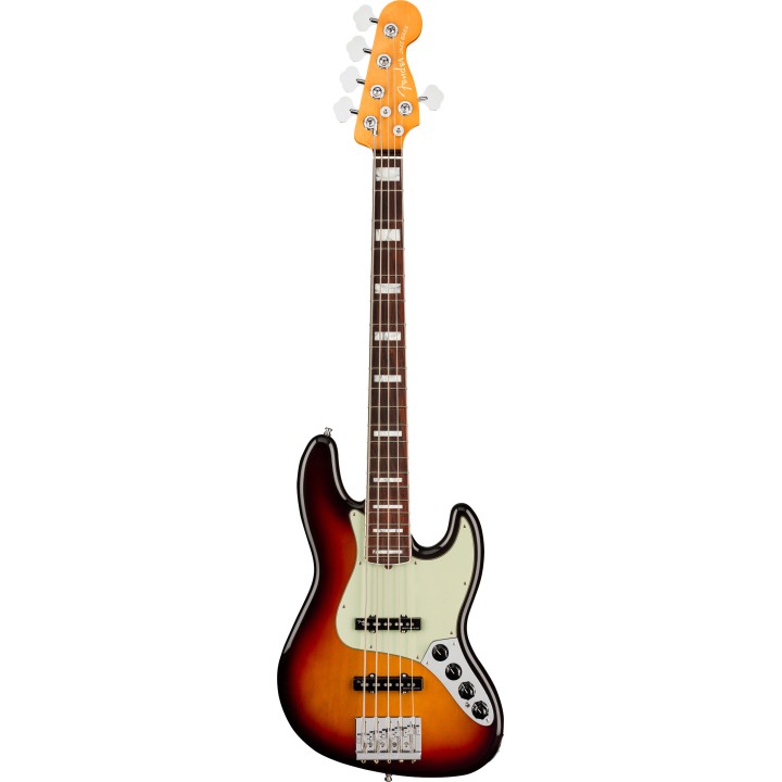 Acquista FENDER American Ultra Jazz Bass V Ultraburst 0199030712 online | Merula Strumenti Musicali