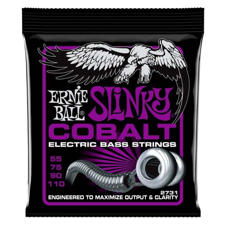 Acquista ERNIE BALL 2731 POWER SLINKY COBALT 55-110 online | Merula Strumenti Musicali
