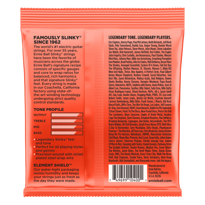 Acquista ERNIE BALL 2615 NICKEL WOUND SKINNY TOP HEAVY BOTTOM 7 SLINKY 10-62 online | Merula Strumenti Musicali