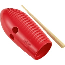 Acquista NINO PERCUSSION MINI GUIRO - RED - NINO581R online | Merula Strumenti Musicali