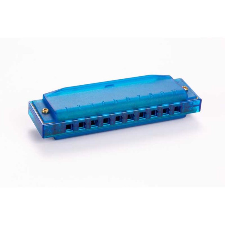 HOHNER ARMONICA DIATONICA TRANSLUCENT M1110B BLU | Merula Strumenti Musicali