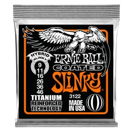 Acquista ERNIE BALL 3122 RPS COATED TITANIUM HYBRID SLINKY 9-46 online | Merula Strumenti Musicali