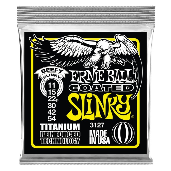 Acquista ERNIE BALL 3127 RPS COATED TITANIUM BEEFY SLINKY 11-54 online | Merula Strumenti Musicali