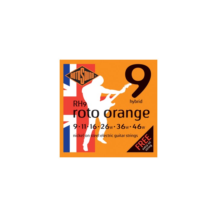 Acquista ROTOSOUND RH9 ROTO MUTA ELETT. NICKEL HYBRID 9-46 online | Merula Strumenti Musicali