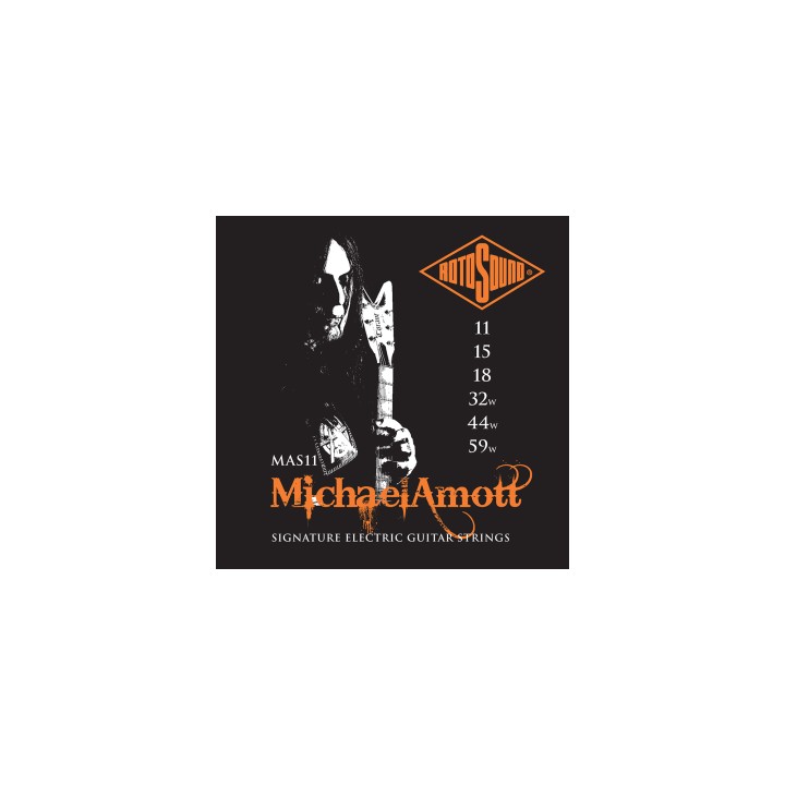 Acquista ROTOSOUND MAS11 ROTO MUTA ELETT. MICHAEL AMOTT SIGNATURE SET 11-59 online | Merula Strumenti Musicali