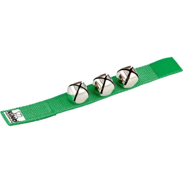 Acquista NINO PERCUSSION WRIST BELL 9" STRAP - GREEN - NINO961GR online | Merula Strumenti Musicali
