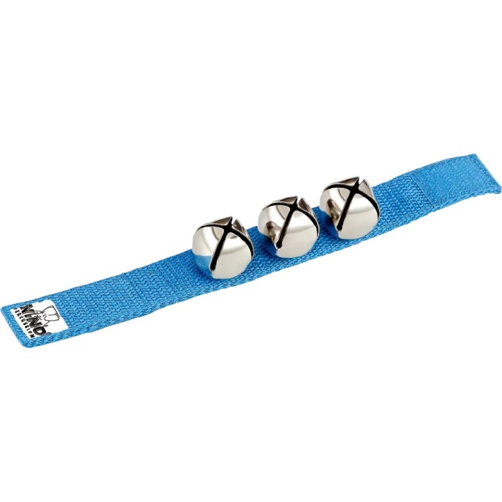 Acquista NINO PERCUSSION WRIST BELL 9" STRAP - BLUE - NINO961B online | Merula Strumenti Musicali