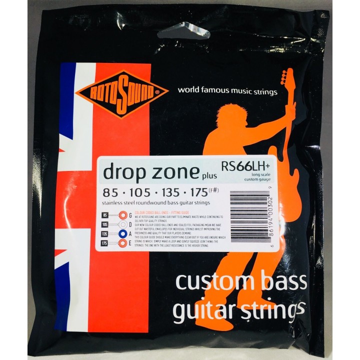 Acquista ROTOSOUND Rs66lh+ Swing Bass 66 Muta Stainless Steel 85-175 online | Merula Strumenti Musicali