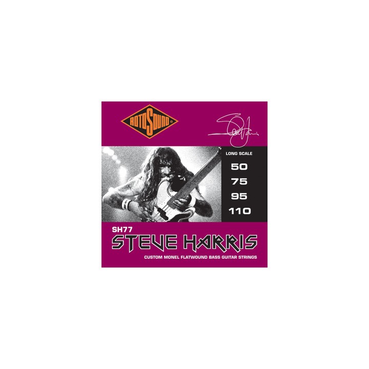 Acquista ROTOSOUND Sh77 Jazz Muta Bass Steve Harris Monel Flatw. 50-110 online | Merula Strumenti Musicali