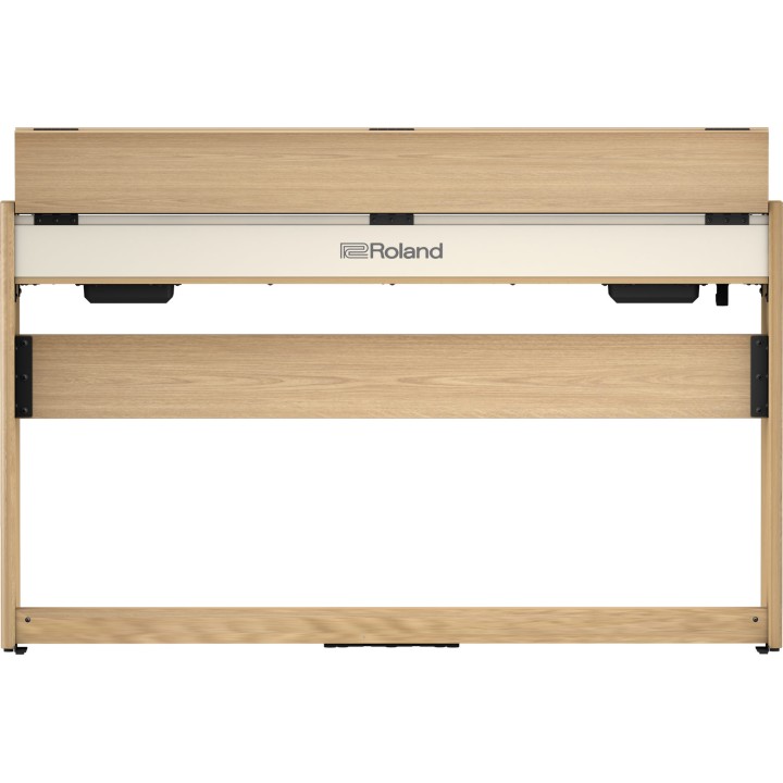 roland f701-la light oak piano digitale con mobile