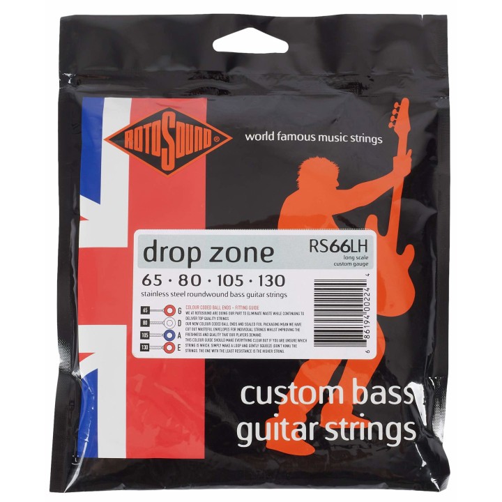 Acquista ROTOSOUND Rs66lh Swing Bass 66 Muta Stain. Steel 65-130 - Drop Zone online | Merula Strumenti Musicali