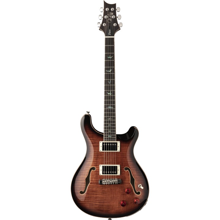 Acquista PRS SE HOLLOWBODY II PIEZO BLACK GOLD BURST online | Merula Strumenti Musicali