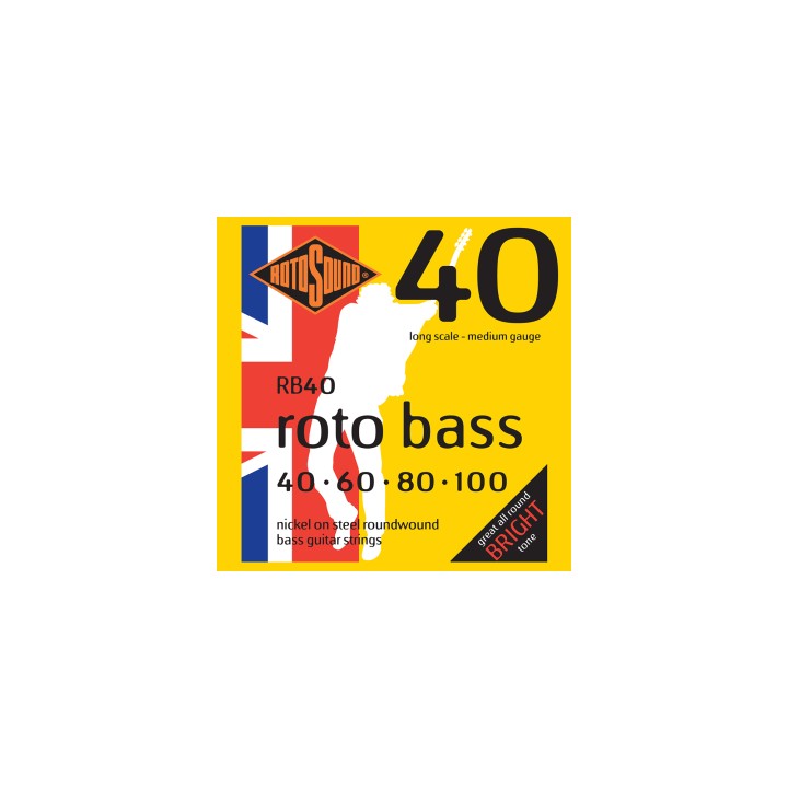 Acquista ROTOSOUND Rb40 Roto Bass Muta Nickel On Steel 40-100 online | Merula Strumenti Musicali