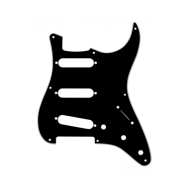 Acquista FENDER 0991358000 PICKGUARD STRAT 8 HOLE BWB online | Merula Strumenti Musicali