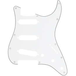 Acquista FENDER 0991360000 PG, STRAT W/B/W 11-HOLE, 3-PLY online | Merula Strumenti Musicali