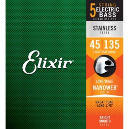 Acquista ELIXIR 14782 ELECTRIC BASS STAINLESS STEEL NANOWEB online | Merula Strumenti Musicali