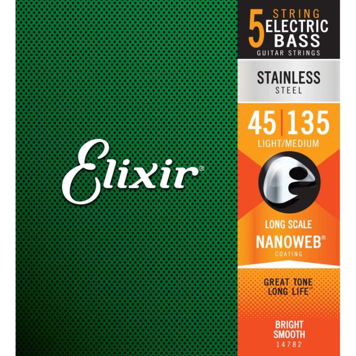 Acquista ELIXIR 14782 ELECTRIC BASS STAINLESS STEEL NANOWEB online | Merula Strumenti Musicali