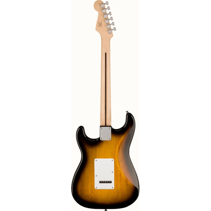 Acquista SQUIER Sonic Stratocaster, Maple Fingerboard, White Pickguard, 2-Color Sunburst online | Merula Strumenti Musicali