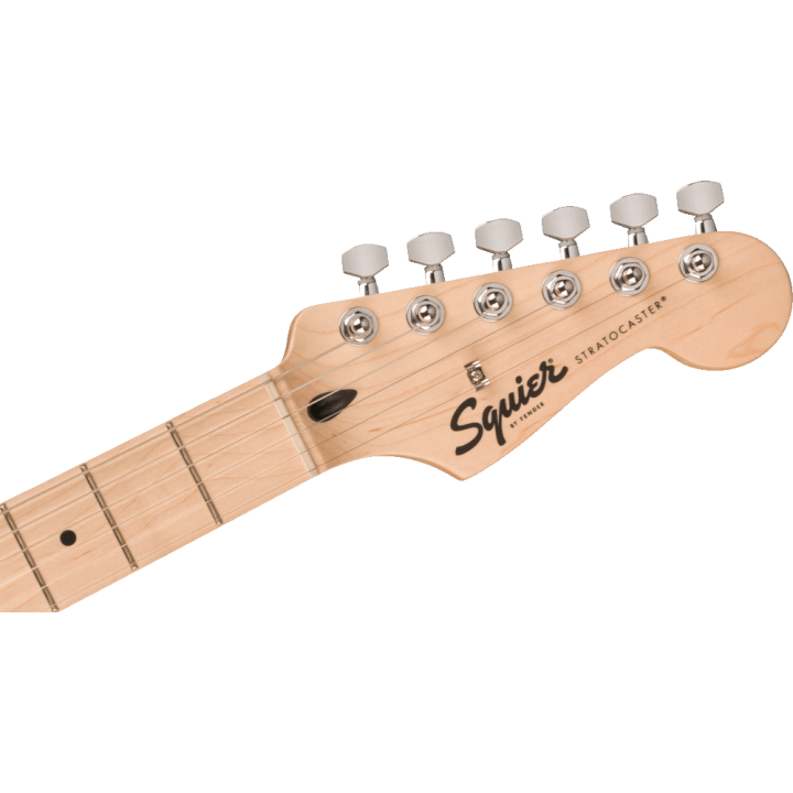 Acquista SQUIER Sonic Stratocaster, Maple Fingerboard, White Pickguard, Black online | Merula Strumenti Musicali