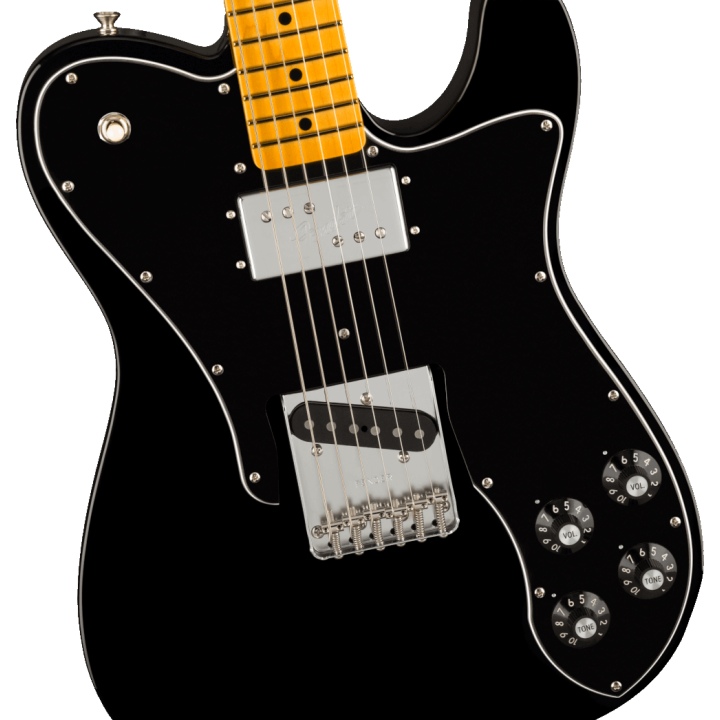 Acquista FENDER American Vintage II 1977 Telecaster Custom, Maple Fingerboard, Black online | Merula Strumenti Musicali