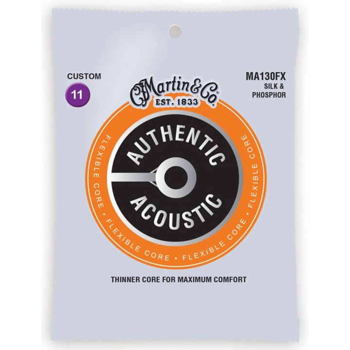 Acquista MARTIN MFX130 SP FLEXIBLE CORE SILK & PHOSPHOR CUSTOM 11-47 online | Merula Strumenti Musicali