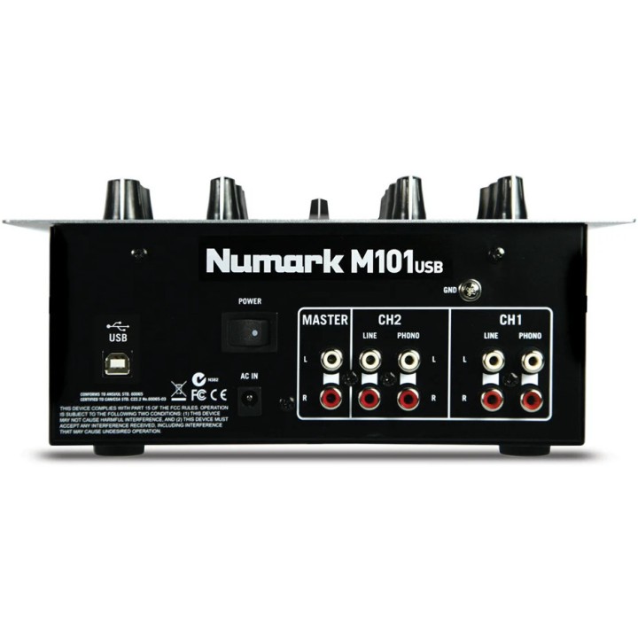 Acquista NUMARK M 101 USB BLACK online | Merula Strumenti Musicali