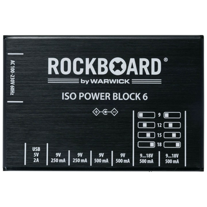 Acquista ROCKBOARD ISO Power Block V6 IEC online | Merula Strumenti Musicali