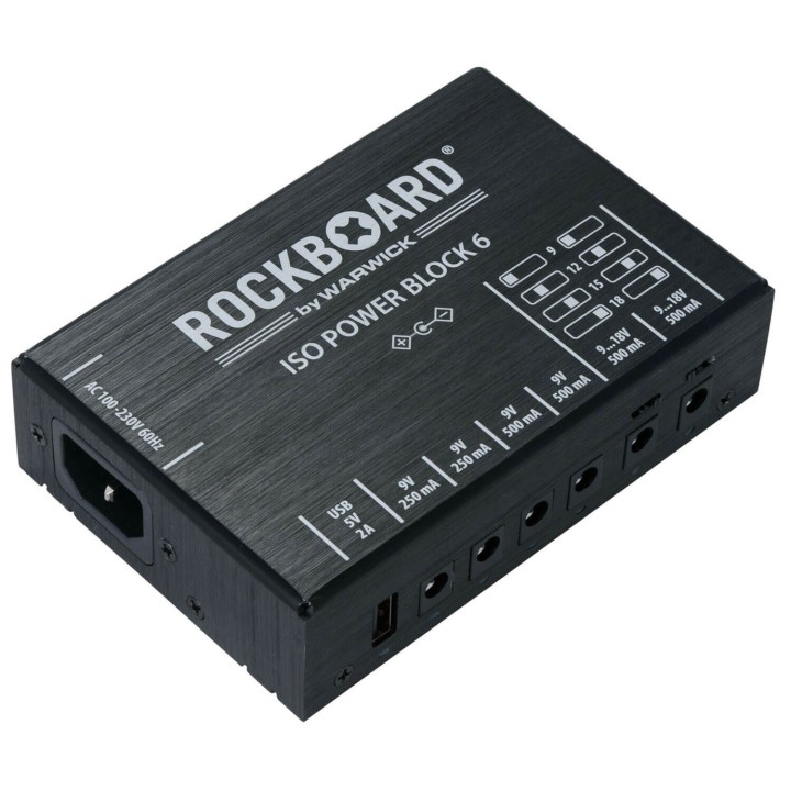 Acquista ROCKBOARD ISO Power Block V6 IEC online | Merula Strumenti Musicali