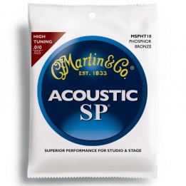 Acquista MARTIN MSPHT10 High Tuning Phosphor bronze 10-25 online | Merula Strumenti Musicali