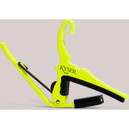 Acquista KYSER CAPOTASTO QUICK-CHANGE PER CHITARRA ACUSTICA NEON YELLOW 529223 online | Merula Strumenti Musicali