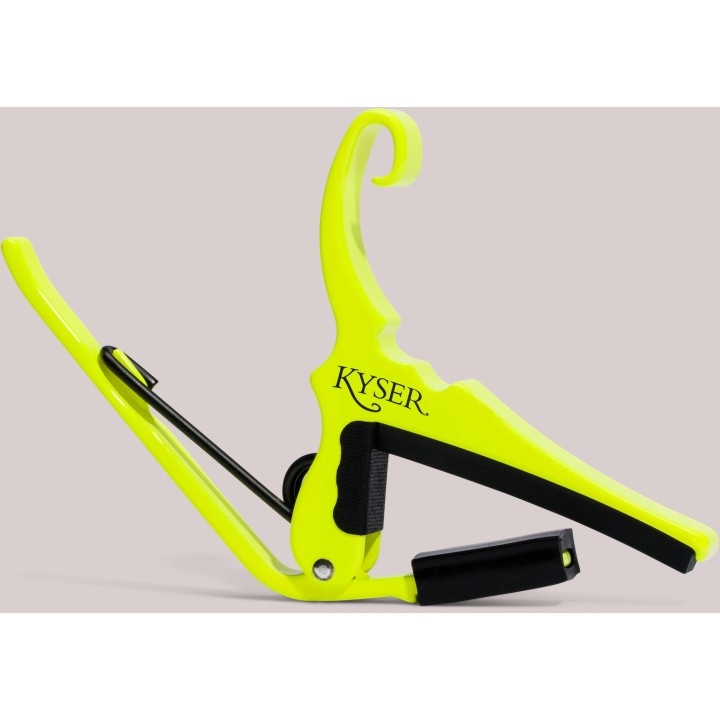 Acquista KYSER CAPOTASTO QUICK-CHANGE PER CHITARRA ACUSTICA NEON YELLOW 529223 online | Merula Strumenti Musicali