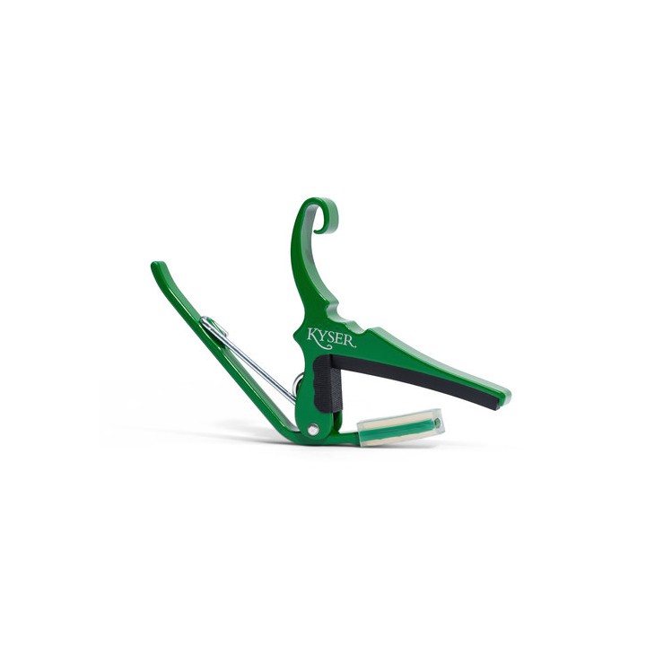 Acquista KYSER CAPOTASTO QUICK-CHANGE CAPO PER CHITARRA ACUSTICA EMERALD GREEN 529225 online | Merula Strumenti Musicali
