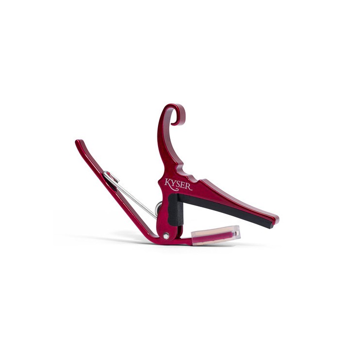 Acquista KYSER CAPOTASTO QUICK-CHANGE CAPO PER CHITARRA ACUSTICA ROSSO RUBINO 529220 online | Merula Strumenti Musicali
