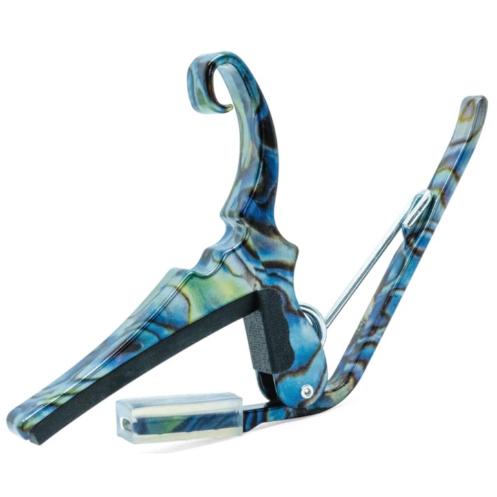 Acquista KYSER CAPOTASTO QUICK-CHANGE CAPO PER CHITARRA ACUSTICA ABALONE 529241 online | Merula Strumenti Musicali
