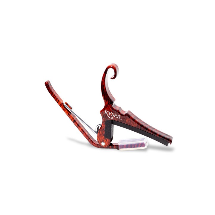 Acquista KYSER CAPOTASTO QUICK-CHANGE CAPO PER CHITARRA ACUSTICA COLOR PALISSANDRO 529236 online | Merula Strumenti Musicali