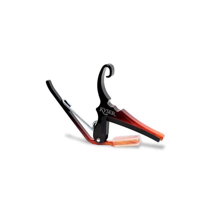 Acquista KYSER CAPOTASTO QUICK-CHANGE CAPO PER CHITARRA ACUSTICA SUNBURST 529228 online | Merula Strumenti Musicali