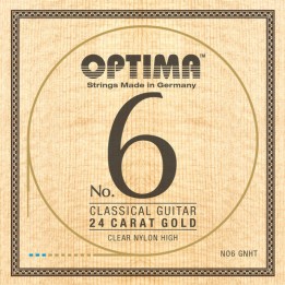 Acquista OPTIMA CORDE PER CHITARRA CLASSICA NO. 6 24 KARAT GOLD SET NYLON GOLD HIGH 654667 online | Merula Strumenti Musicali