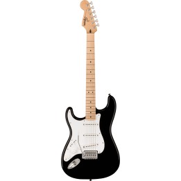 Acquista SQUIER Sonic Stratocaster Left-Handed, Maple Fingerboard, White Pickguard, Black online | Merula Strumenti Musicali