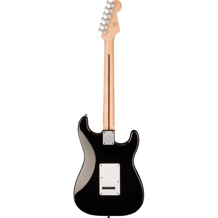 Acquista SQUIER Sonic Stratocaster Left-Handed, Maple Fingerboard, White Pickguard, Black online | Merula Strumenti Musicali