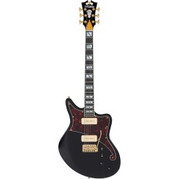 Acquista D'ANGELICO Deluxe Bedford (W/ Wilkinson Tremolo) Solid Black - Dadbedsbkgtr online | Merula Strumenti Musicali
