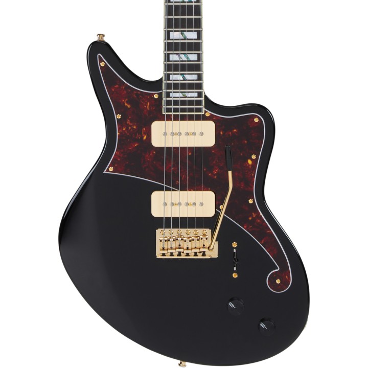 Acquista D'ANGELICO Deluxe Bedford (W/ Wilkinson Tremolo) Solid Black - Dadbedsbkgtr online | Merula Strumenti Musicali