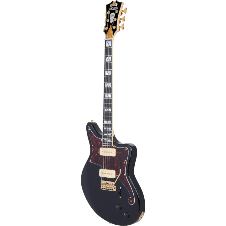Acquista D'ANGELICO Deluxe Bedford (W/ Wilkinson Tremolo) Solid Black - Dadbedsbkgtr online | Merula Strumenti Musicali