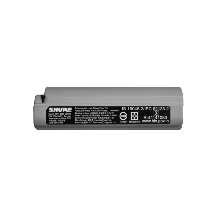 Acquista SHURE Sb904 - Batteria Al Litio Per Glxd+ online | Merula Strumenti Musicali