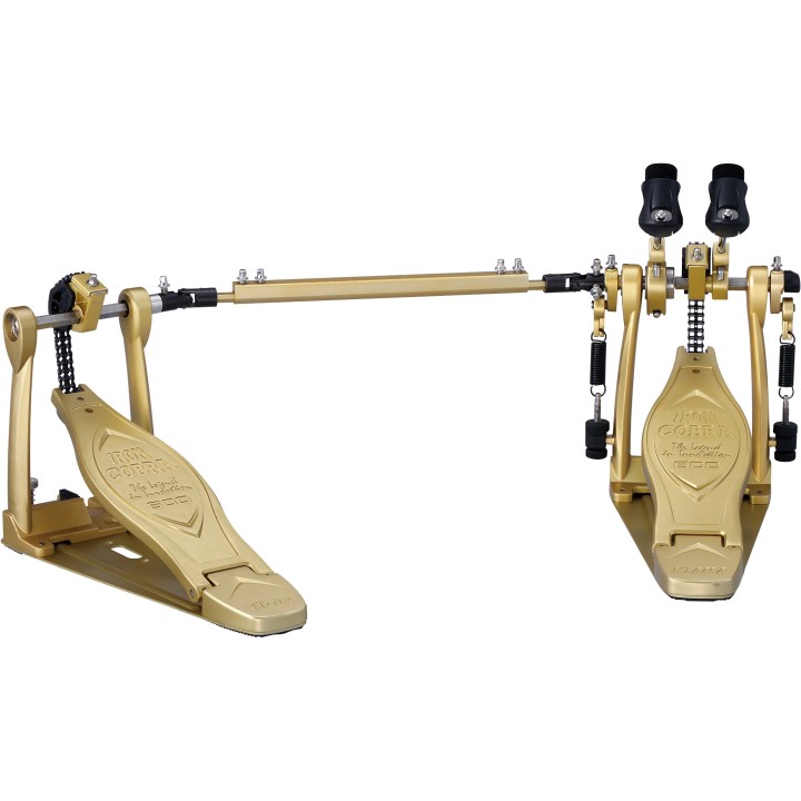 Acquista TAMA Doppio Pedale Iron Cobra Serie 600 Gold Edition - Hp600dtwg online | Merula Strumenti Musicali