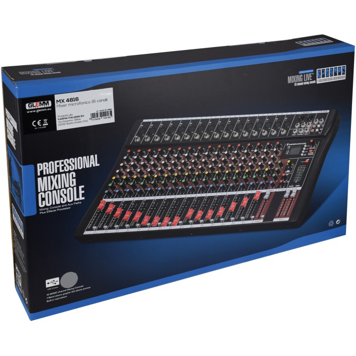 Acquista GLEMM MX 4816 online | Merula Strumenti Musicali